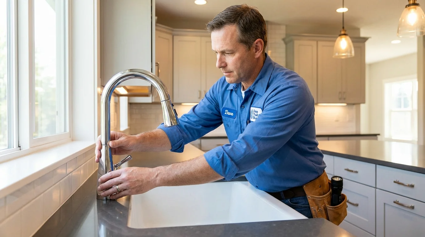 Kitchen faucet installation by Johns Plumbing LLC in Fountain