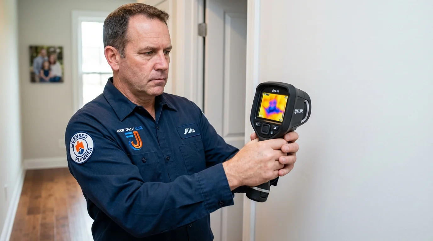 Thermal imaging leak detection by Johns Plumbing LLC in Fountain